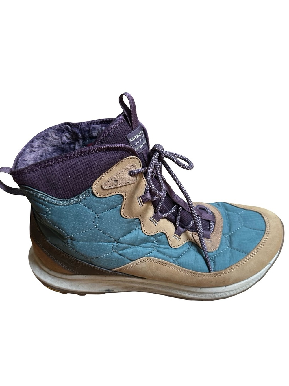 Merrell Women's Antora 3 Thermo Mid Waterproof Hiking Boots Sz 11 - Picture 4 of 8